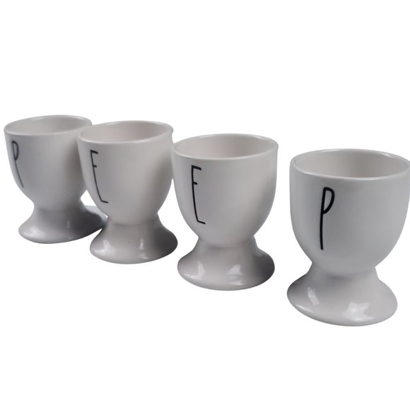 Rae Dunn Peep Egg Cups Easter Decor LL Set Of 4 Artisan Collection By Magenta - Picture 4 of 6